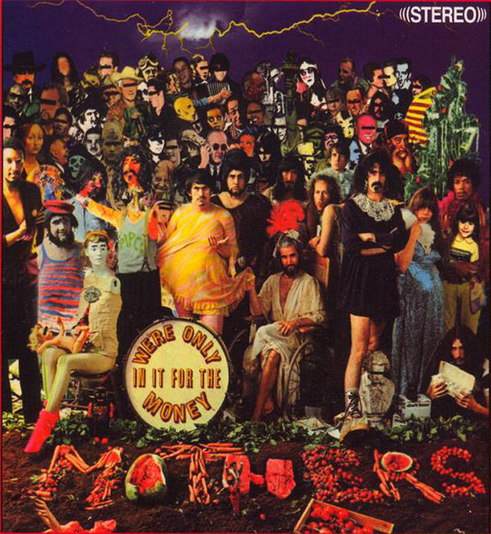 album cover with crowd
