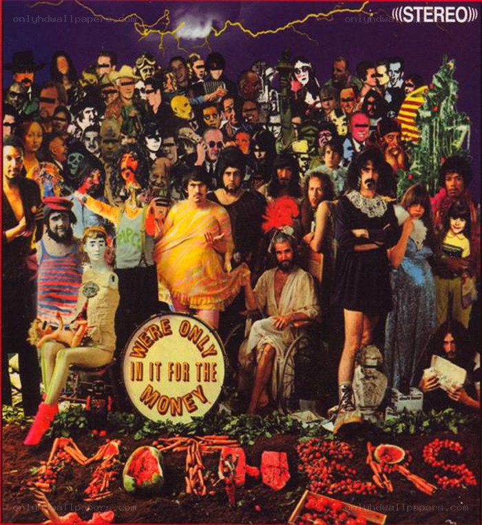 album cover with crowd