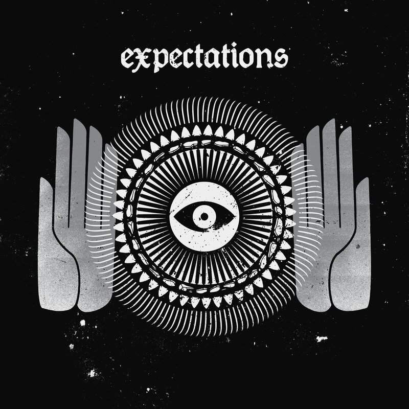 album cover with eye symbol