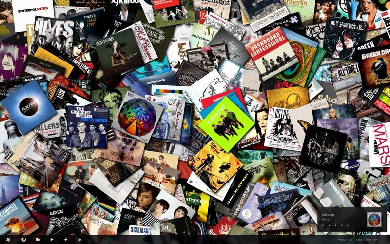 album covers collage