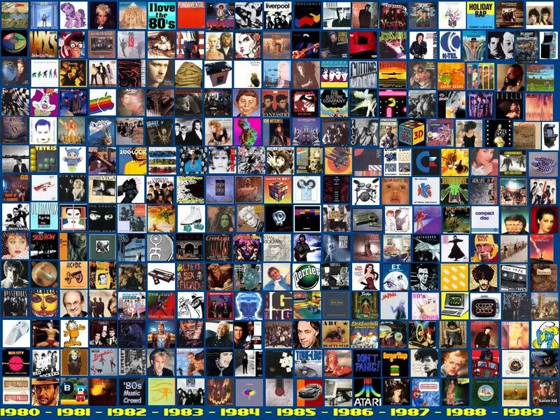 Album Covers Collage — Blue