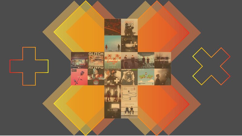Album Covers Collage — Gray