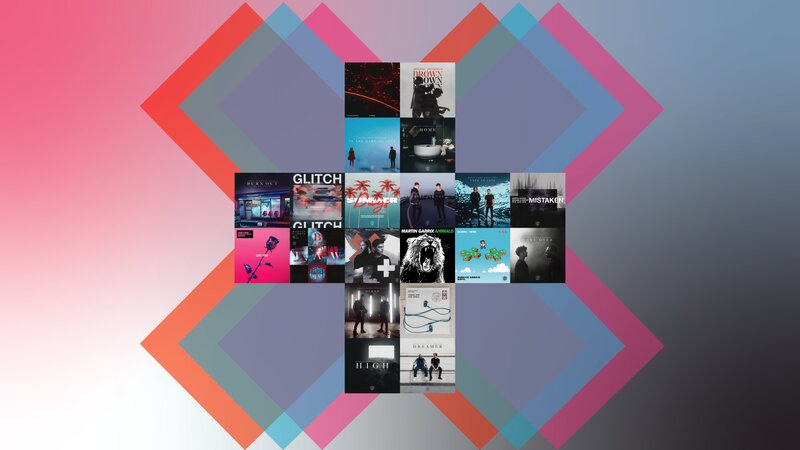 Album Covers Collage — Pink
