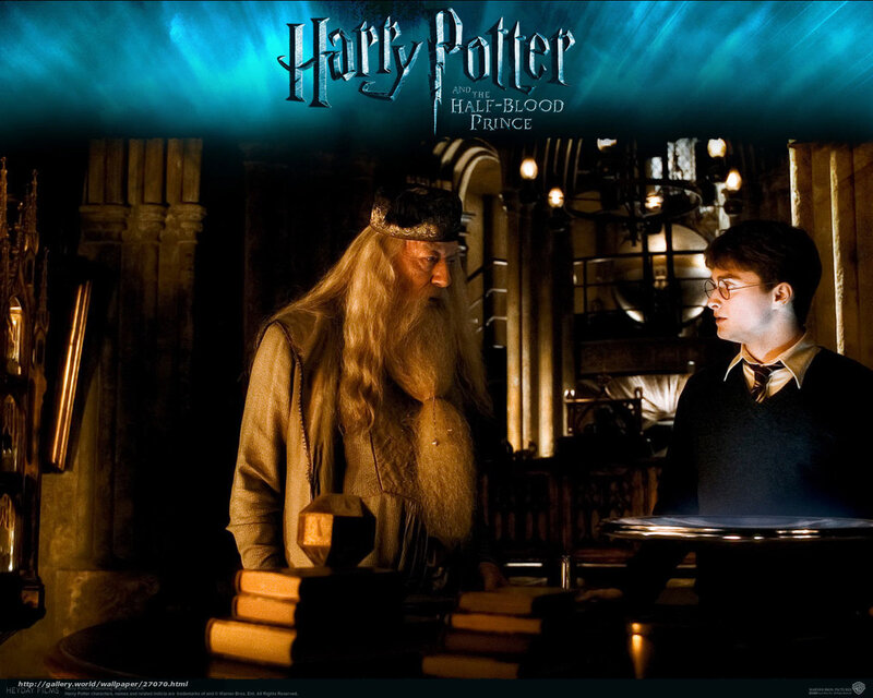Albus Dumbledore and Harry Potter — Blue