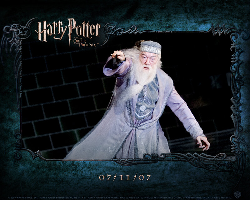 Albus Dumbledore Casting Spell