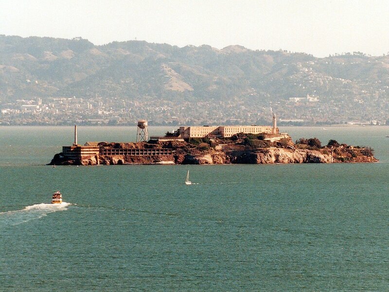 Alcatraz Island in San Francisco Bay