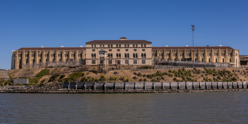 Alcatraz Island Prison — Blue, Serene, Afternoon, Photograph, Water