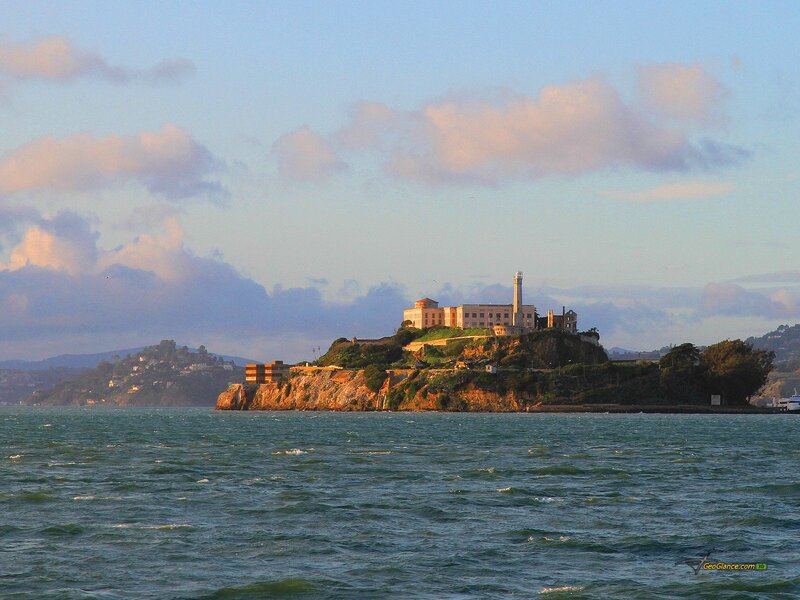 Alcatraz Island Prison — Blue, Serene