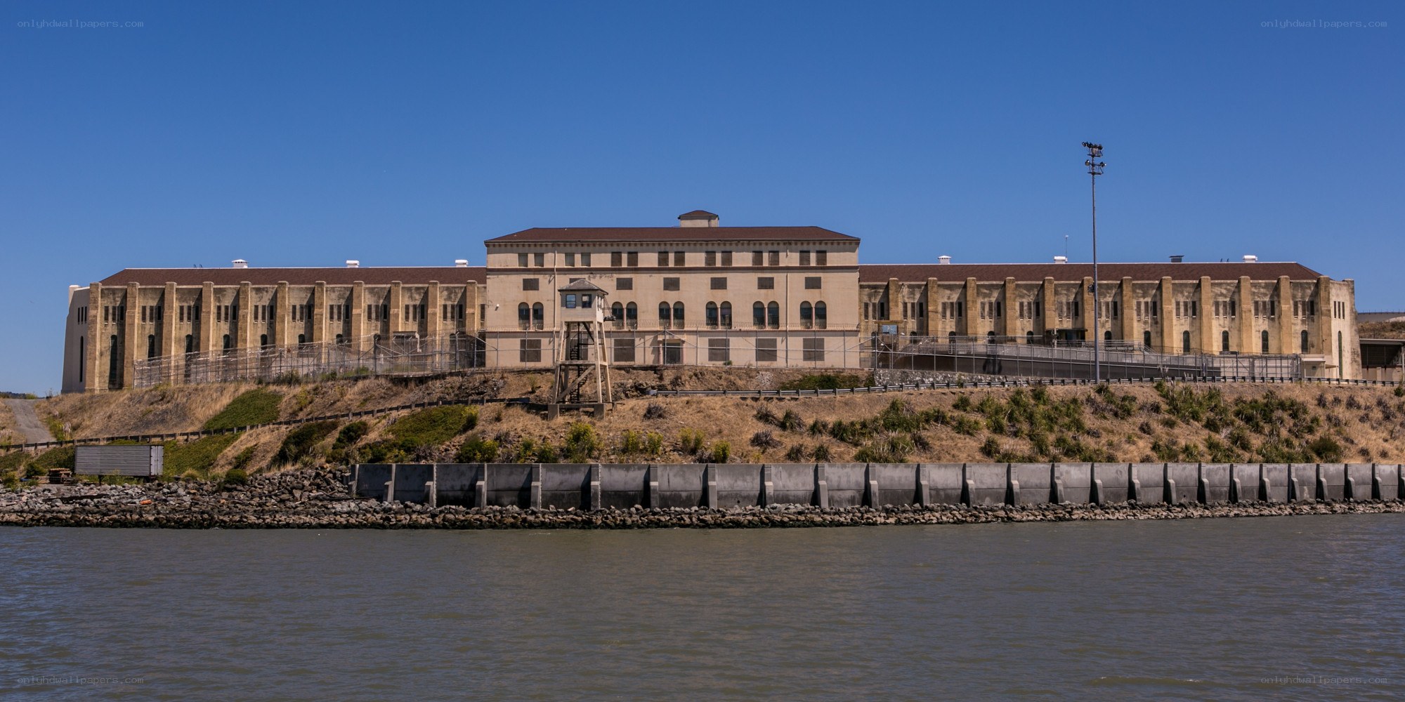 Alcatraz Island prison building