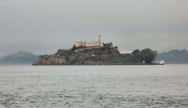 Alcatraz Island Prison — Gray, Overcast