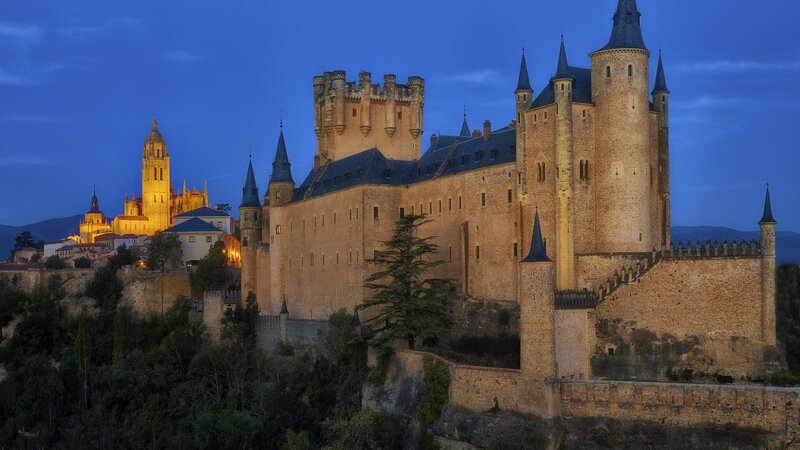 Alcazar of Segovia — Blue
