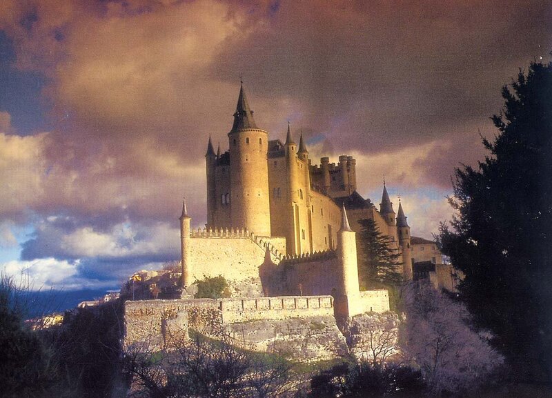 Alcazar of Segovia — Brown, Dramatic, Sunset