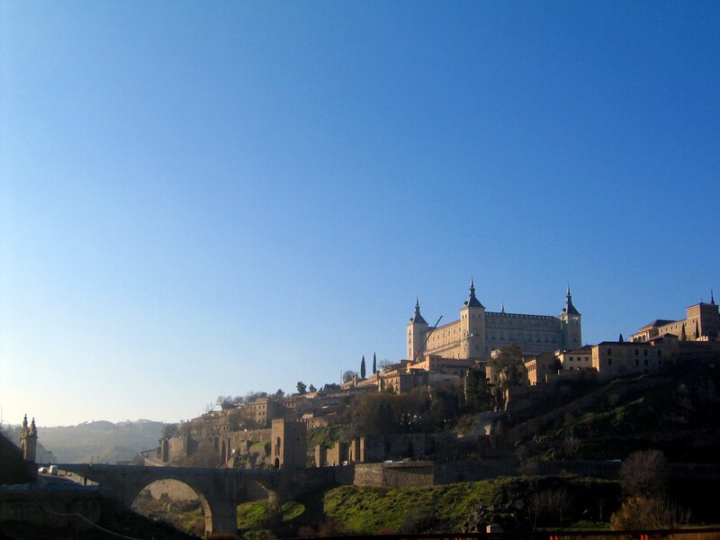 Alcazar of Toledo from the river