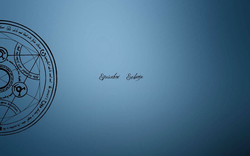 Alchemical Circle on Blue