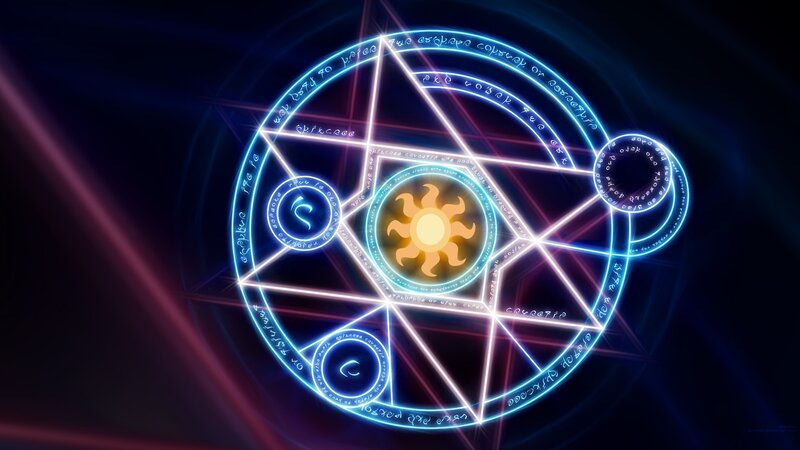 Alchemical Circle with Sun