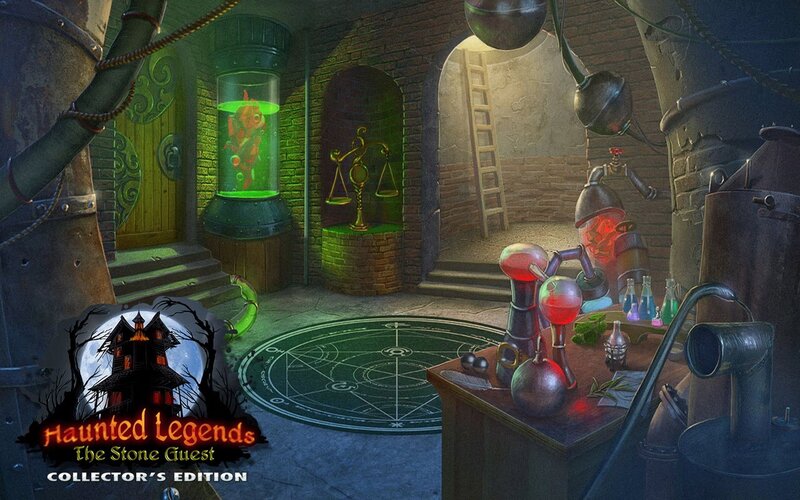 Alchemical Laboratory — Green, Mysterious