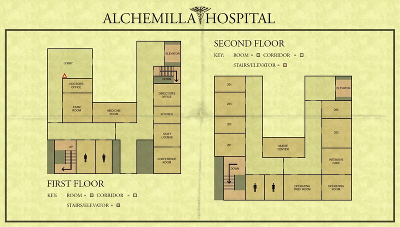 Alchemilla Hospital floor plan