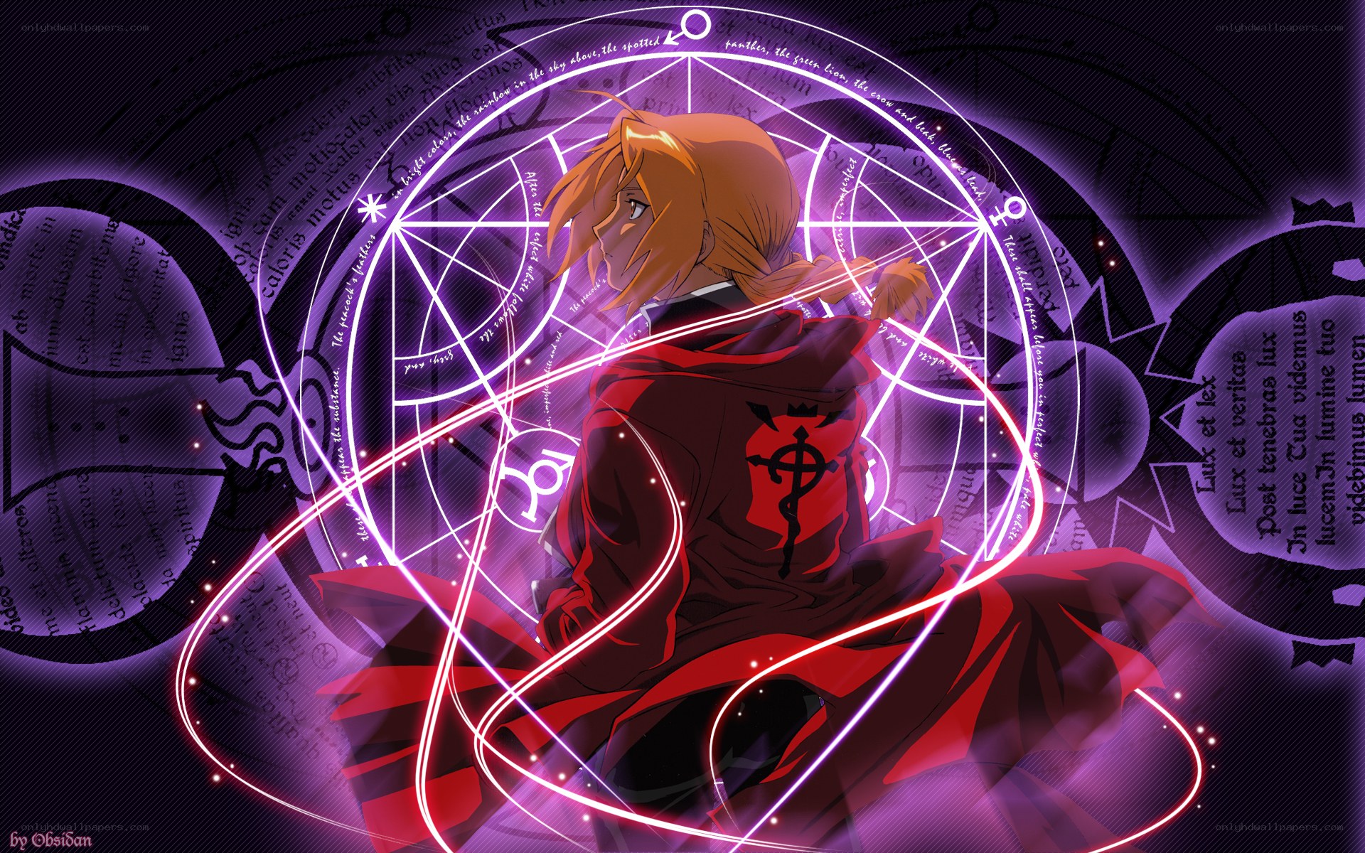 Alchemist in a magical circle