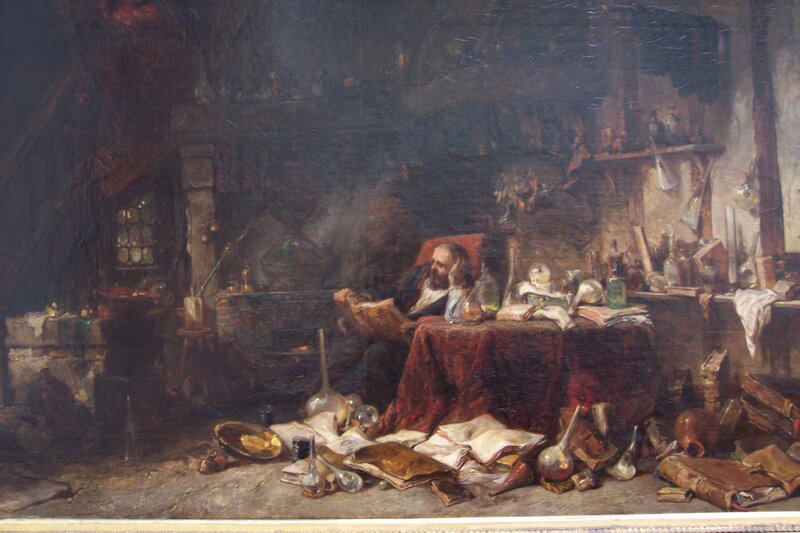 Alchemist in Workshop