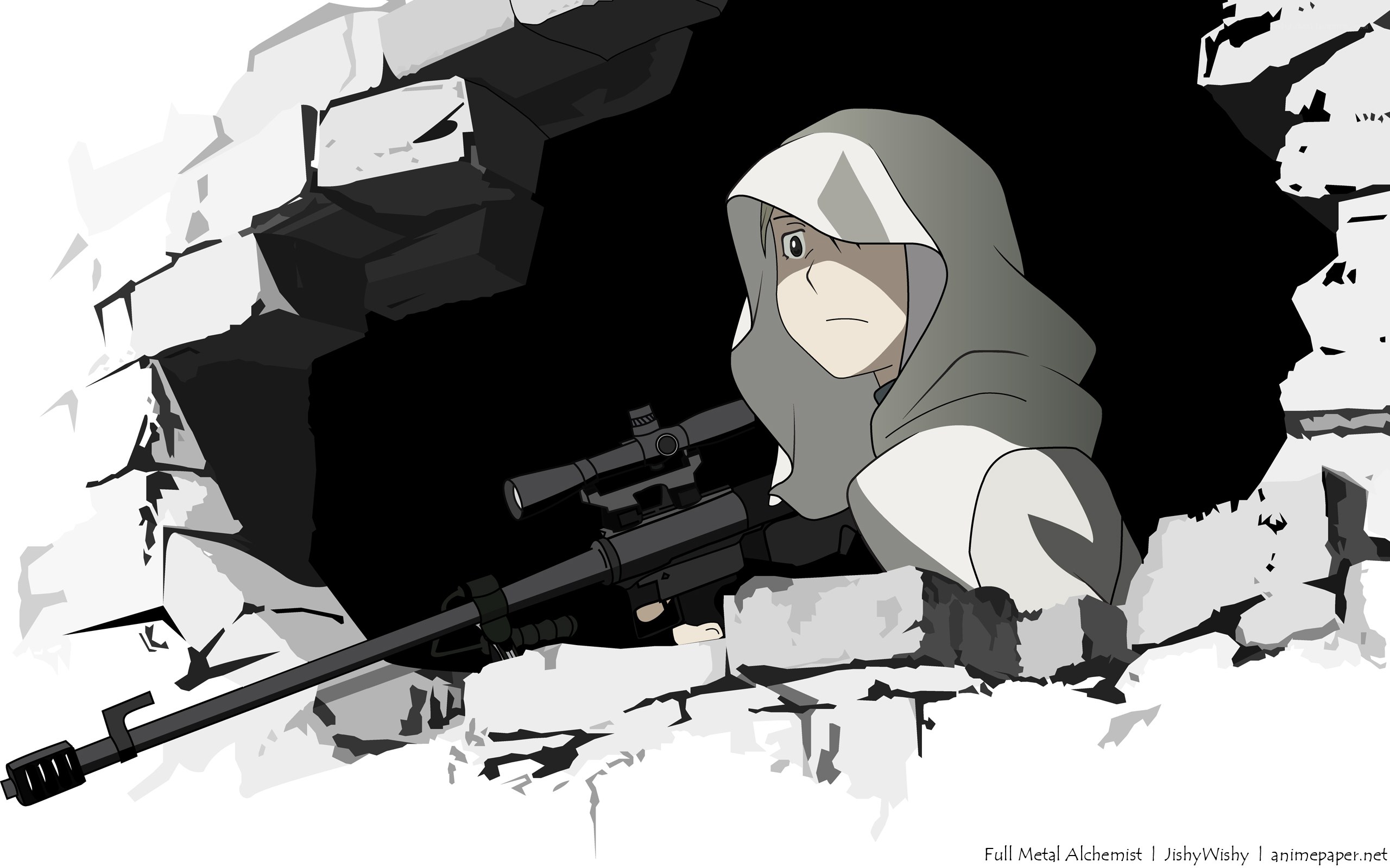 Alchemist sniper in rubble