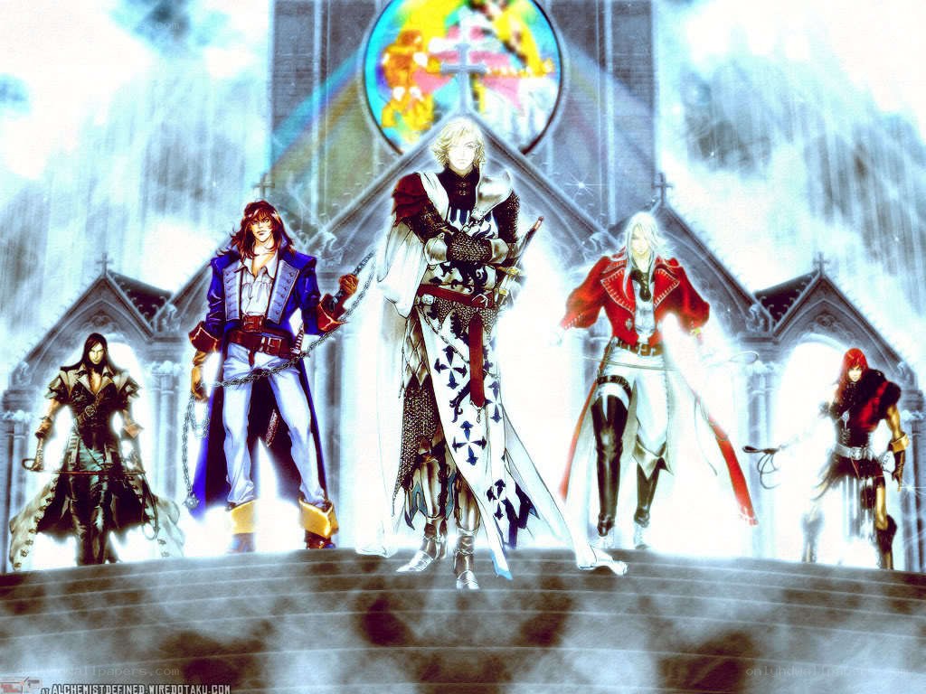 Alchemists in a cathedral