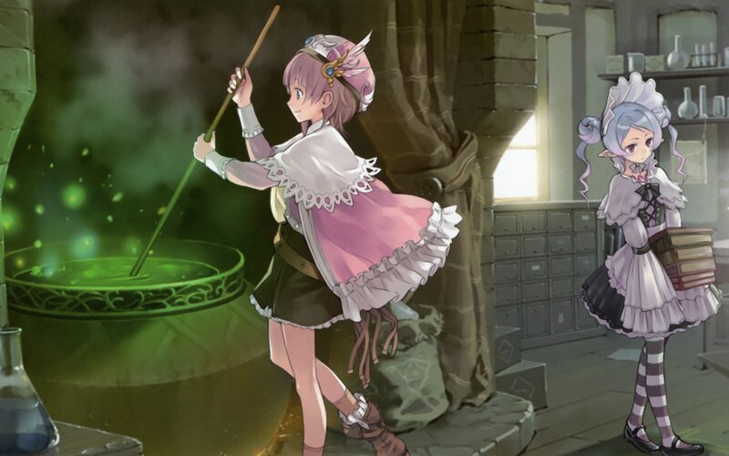 alchemy lab with two girls