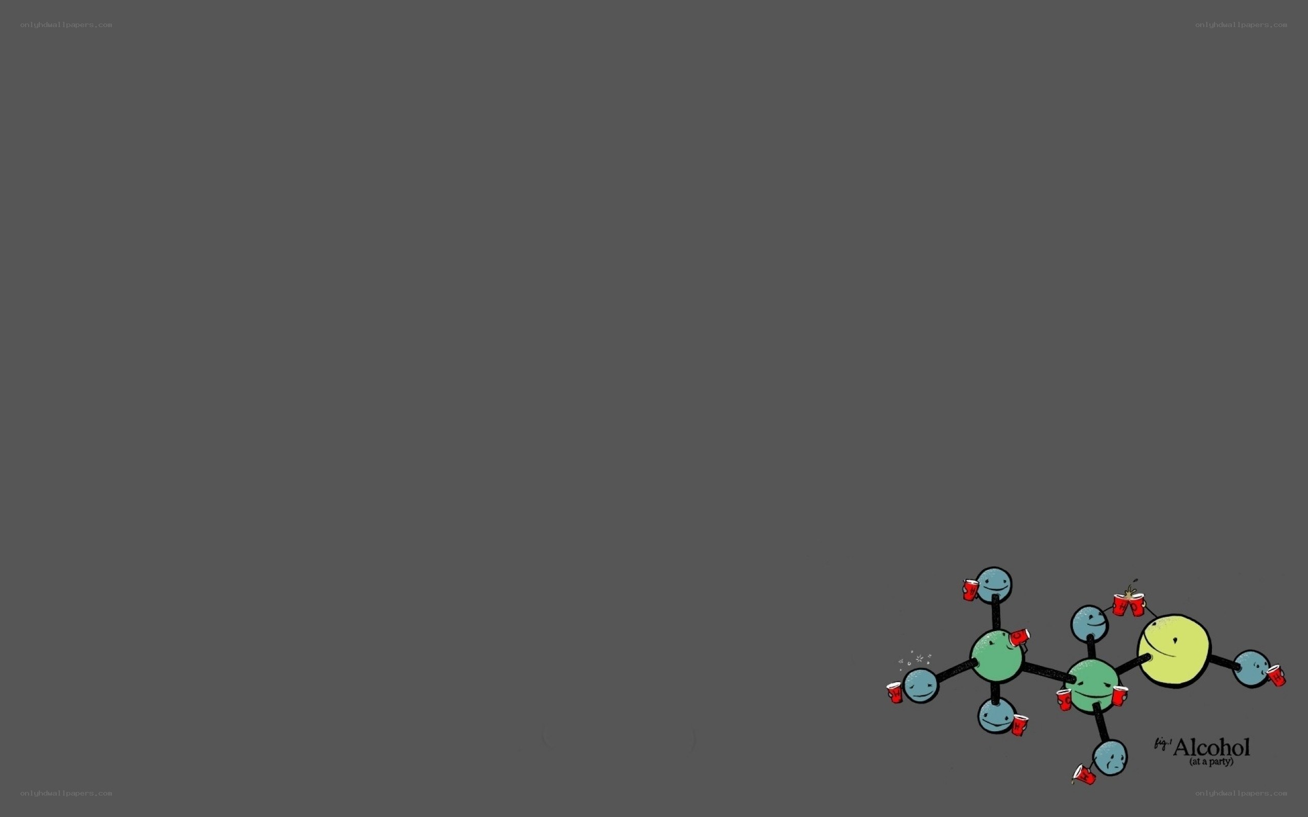 alcohol molecule party