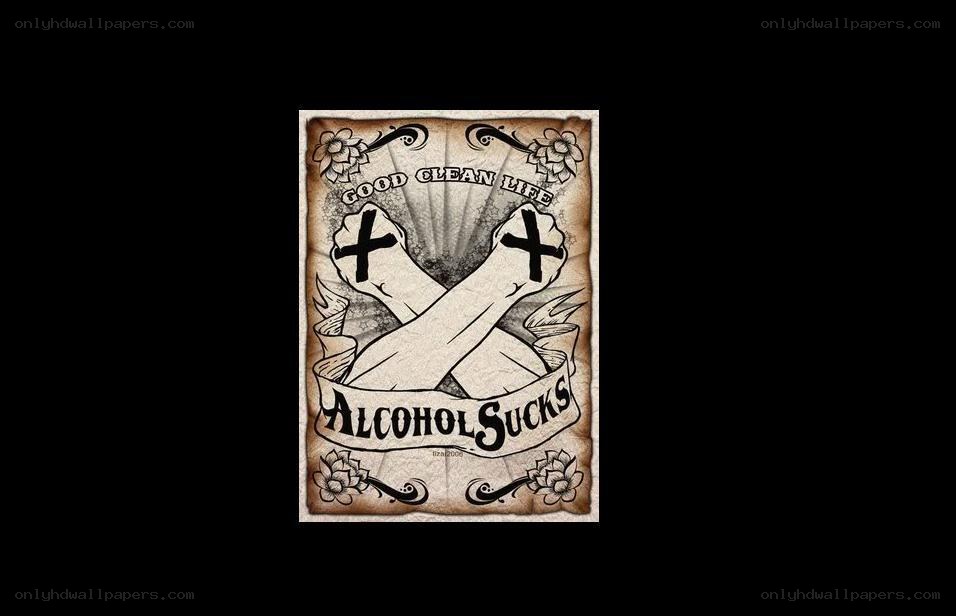 Alcohol Sucks poster