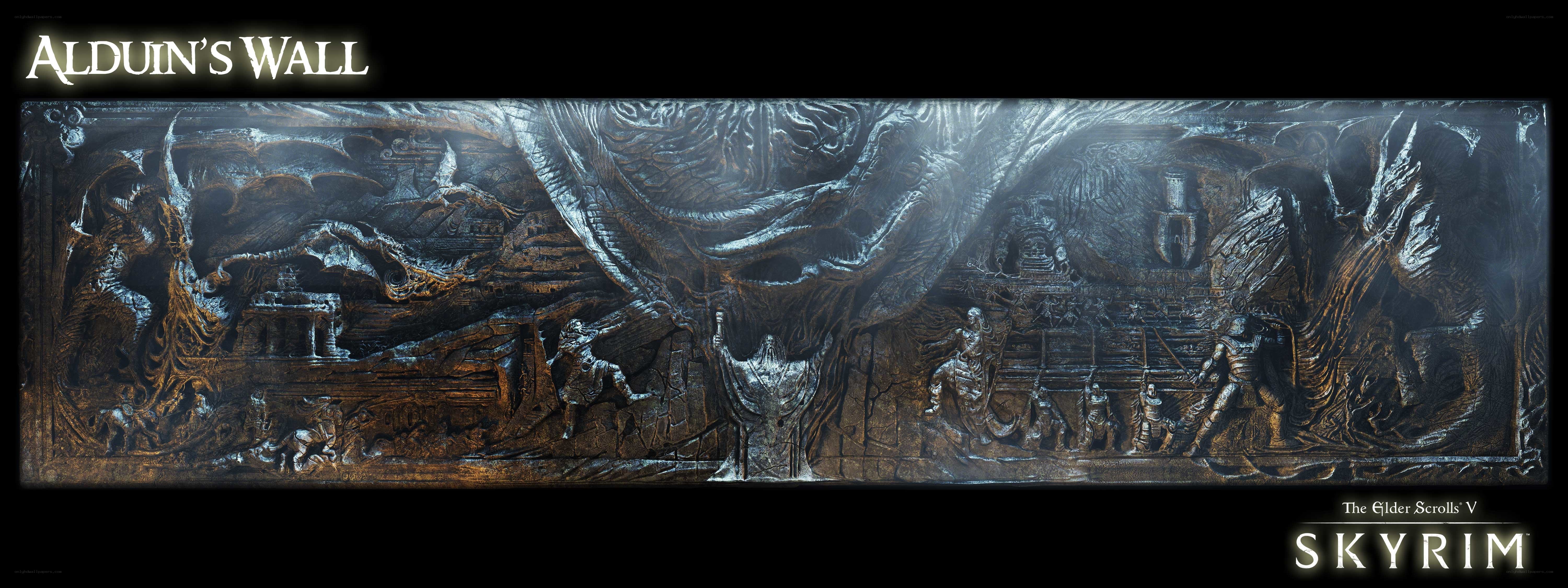 Alduin's Wall in Skyrim