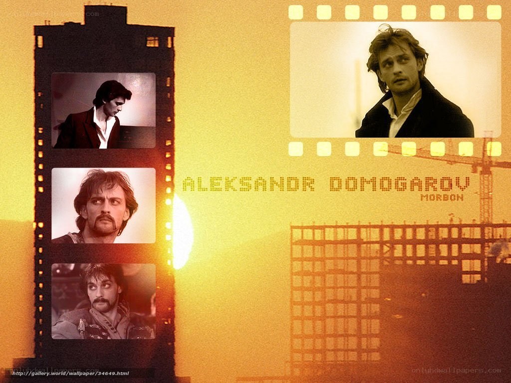 Aleksandr Domogarov film collage