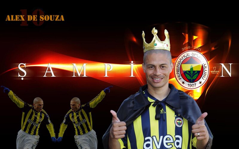 Alex de Souza Fenerbahce champion