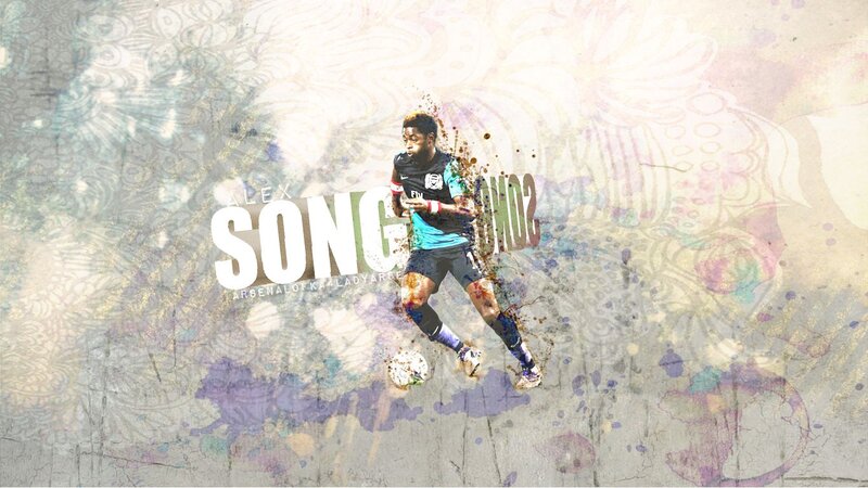 Alex Song football artwork