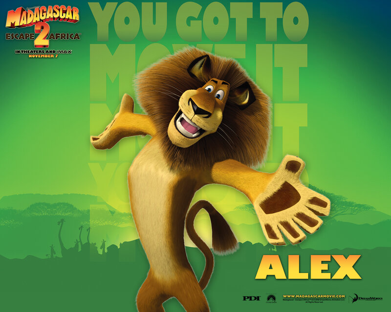Alex the Lion from Madagascar