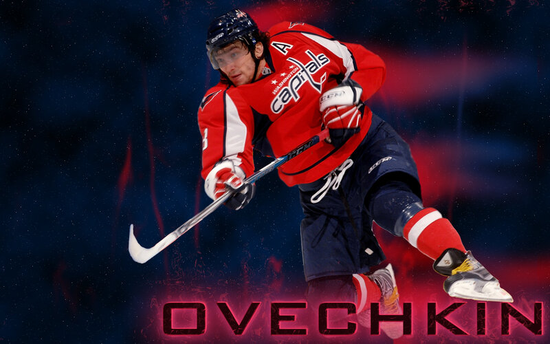 Alexander Ovechkin in action
