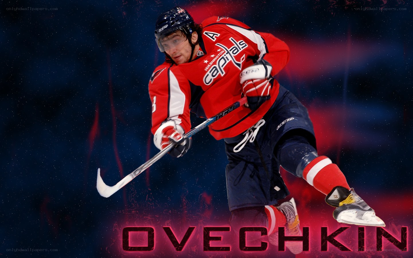 Alexander Ovechkin in action