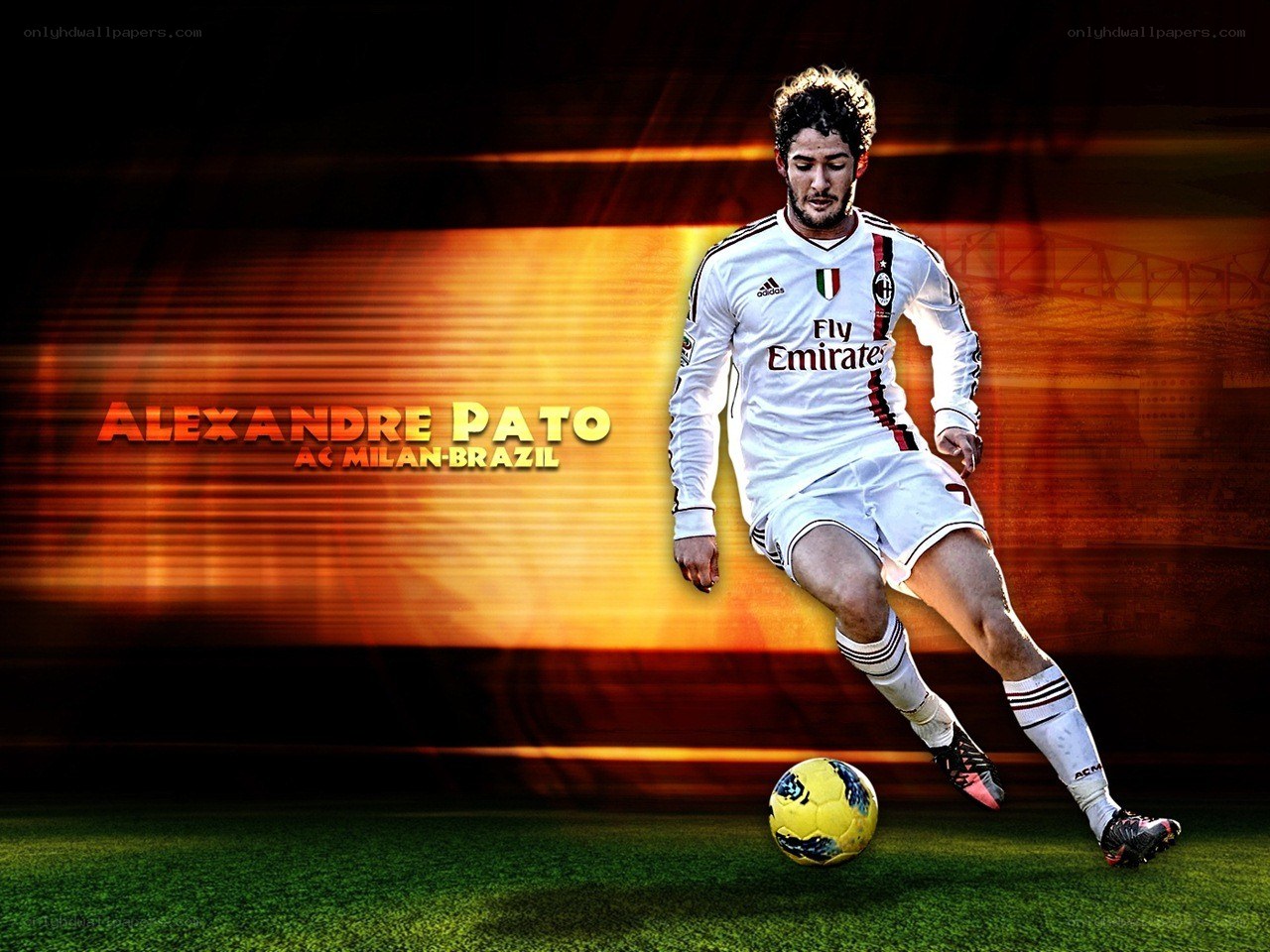Alexandre Pato in AC Milan kit