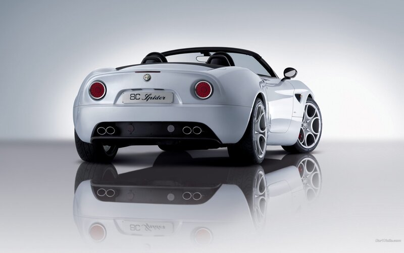Alfa Romeo 8C Spider rear view