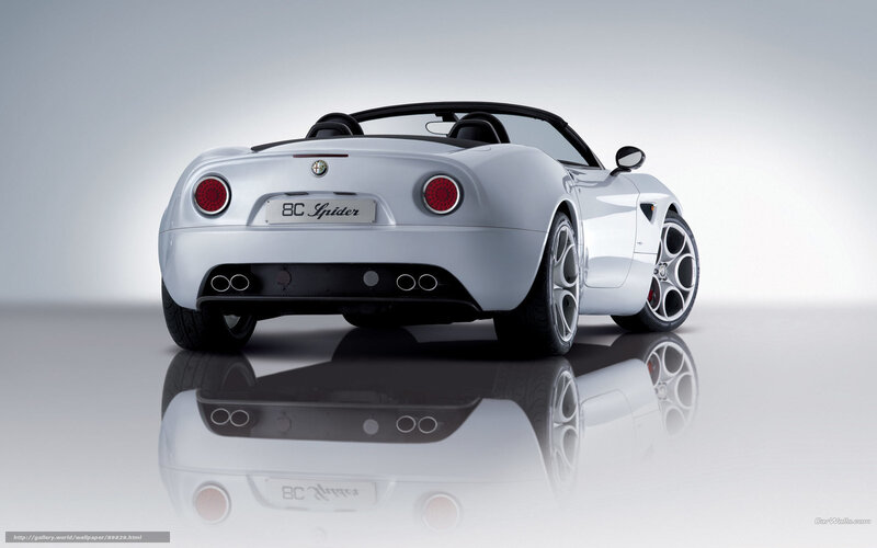 Alfa Romeo 8C Spider rear view