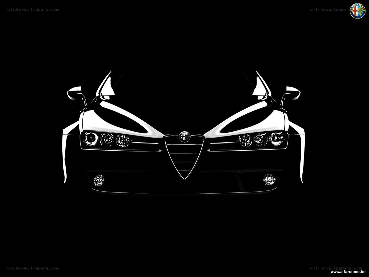 Alfa Romeo car front view