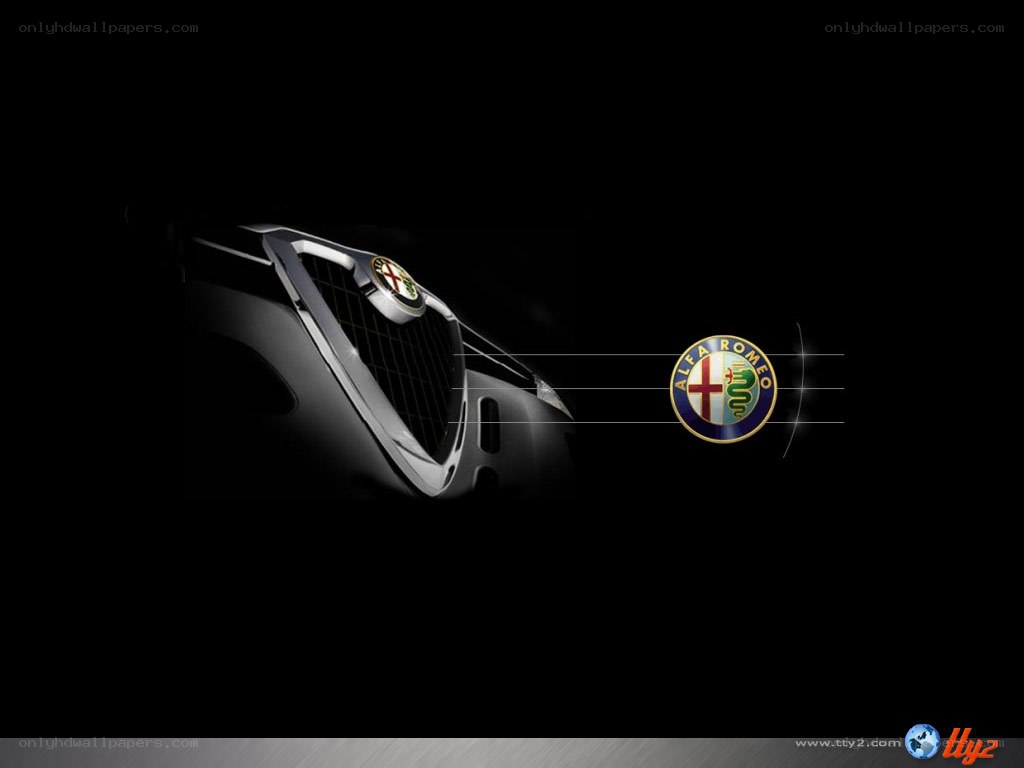Alfa Romeo car front view