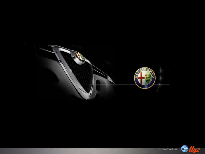 Alfa Romeo Car Grille — Black
