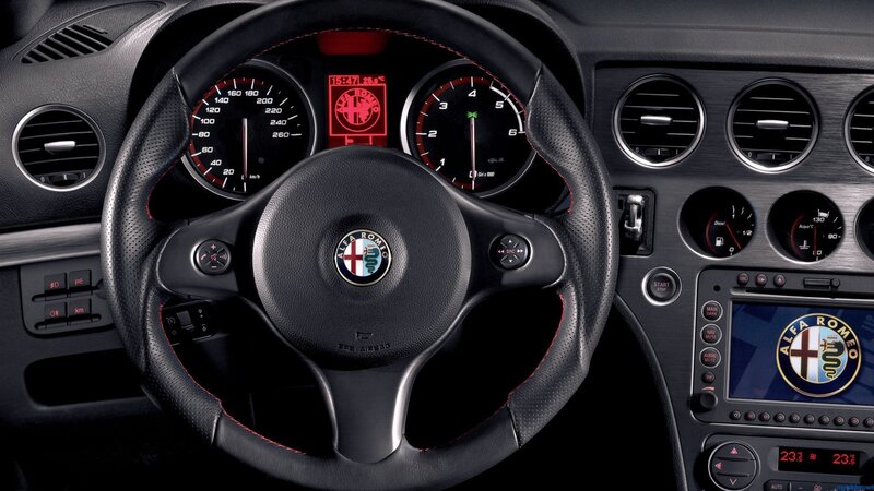 Alfa Romeo car interior dashboard