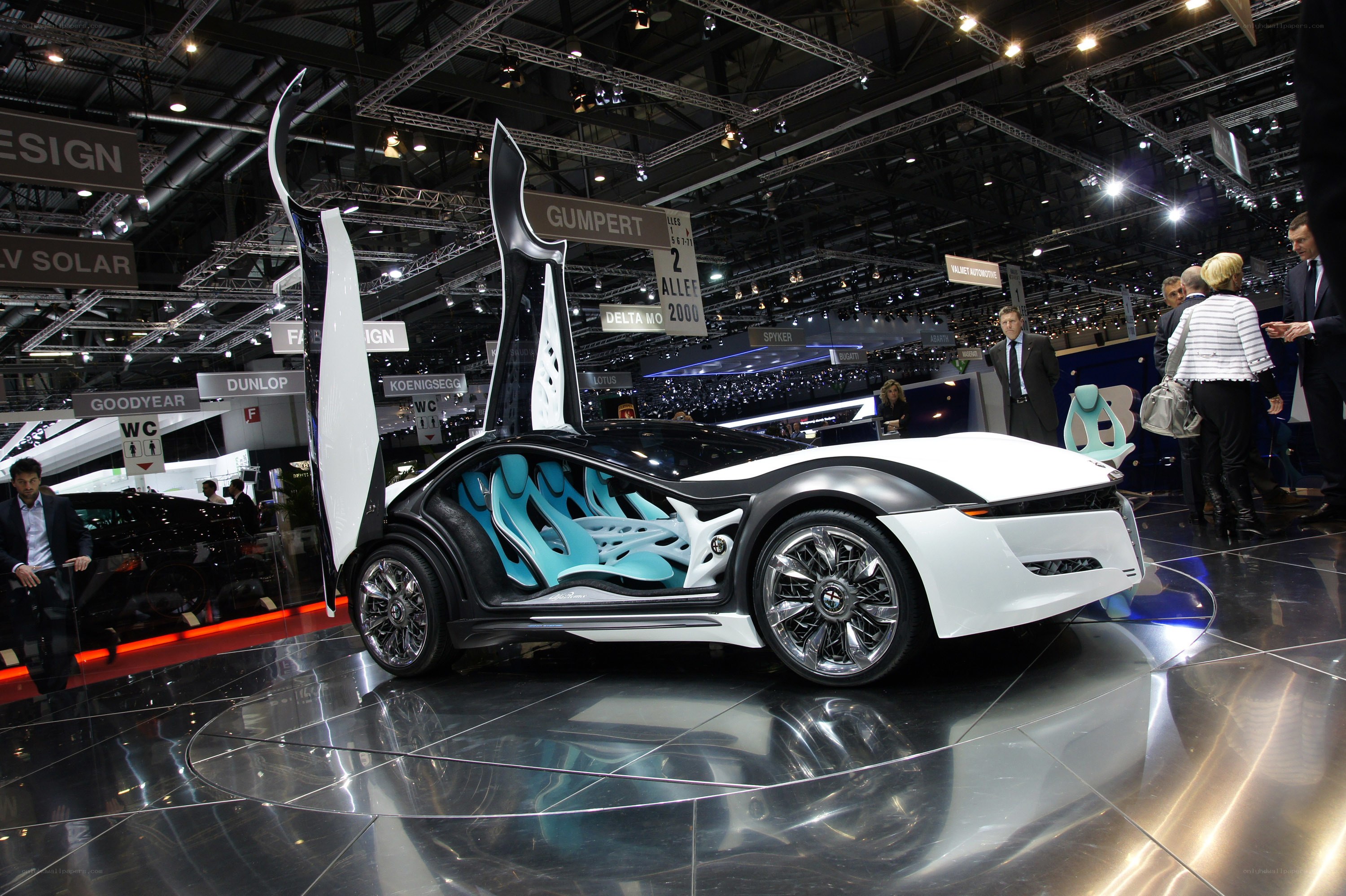 Alfa Romeo concept car display