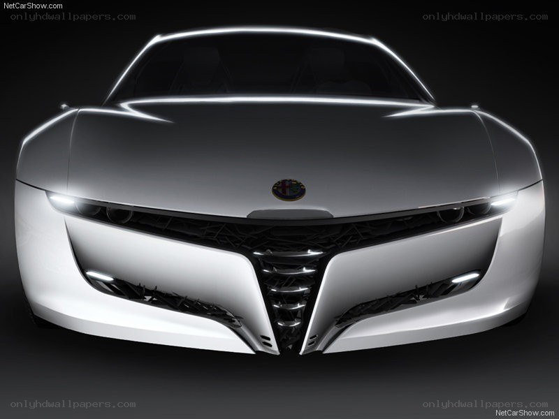 Alfa Romeo concept car front view
