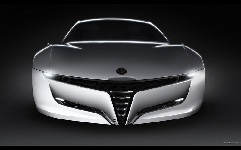 Alfa Romeo concept car front view