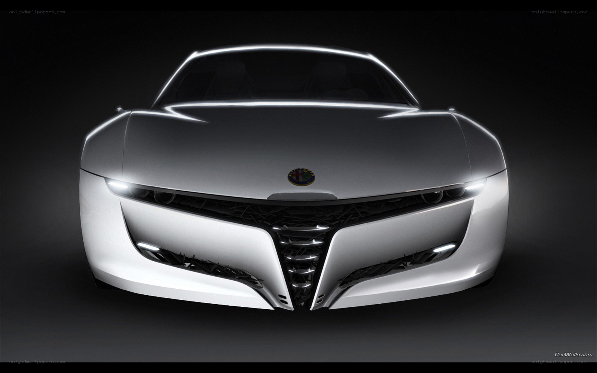 Alfa Romeo concept car front view