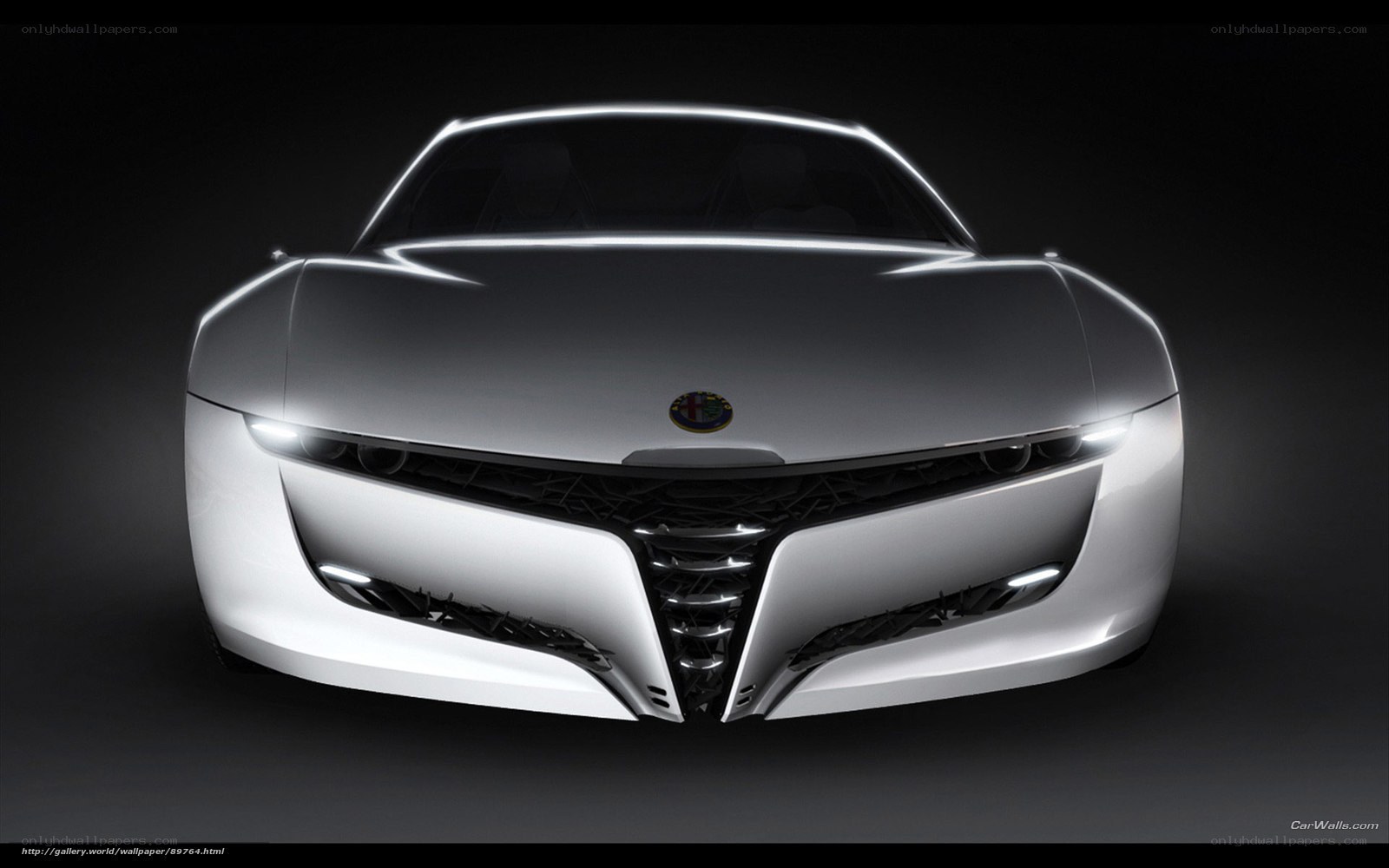 Alfa Romeo concept car front view