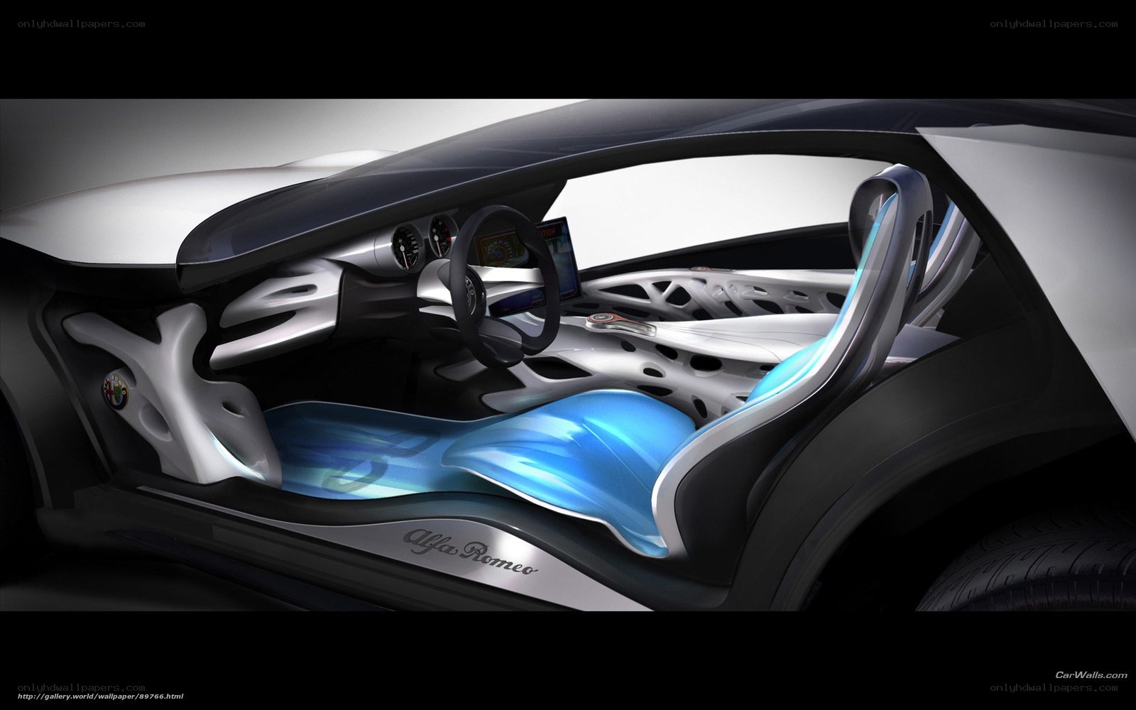 Alfa Romeo concept car interior