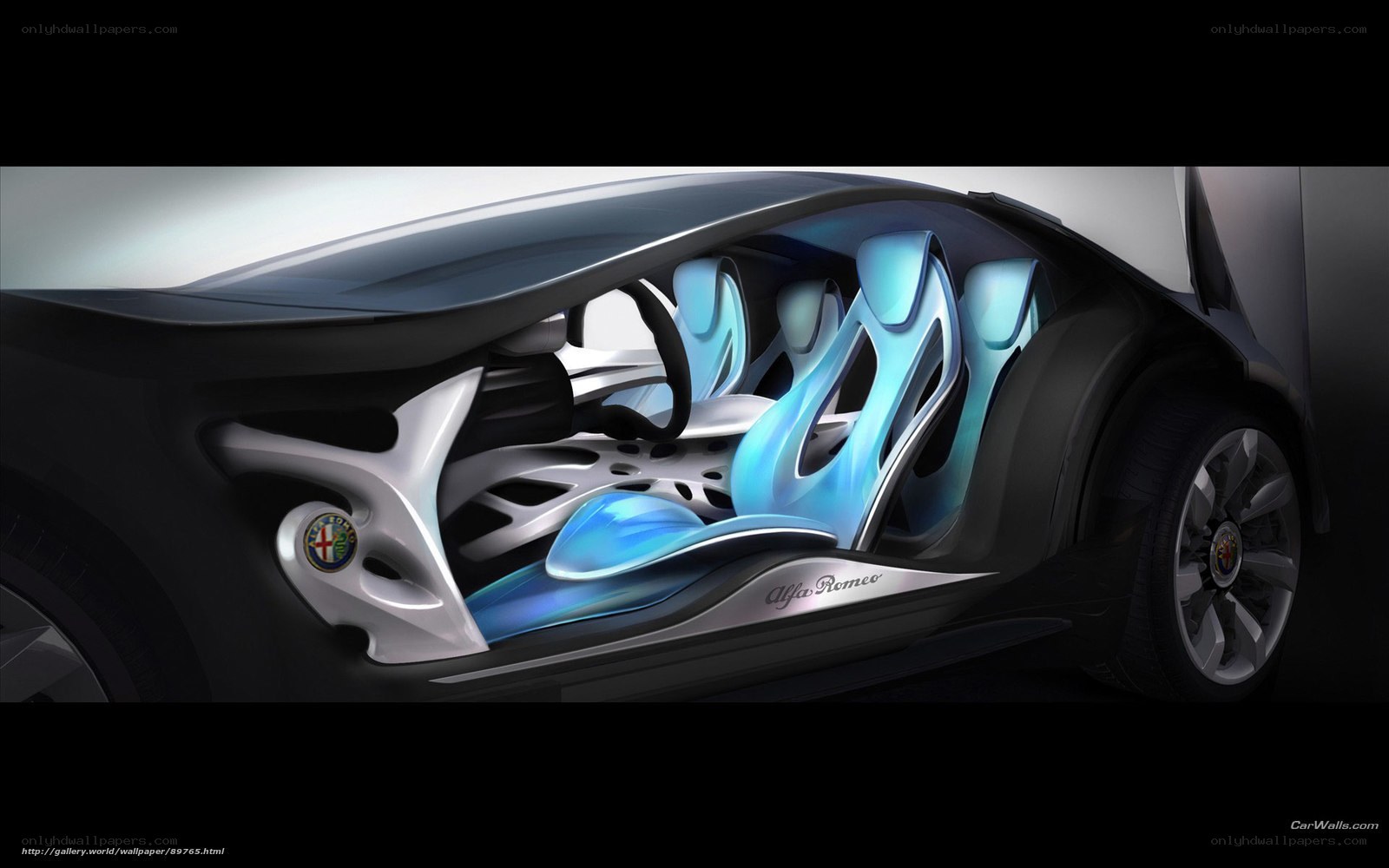 Alfa Romeo concept car interior