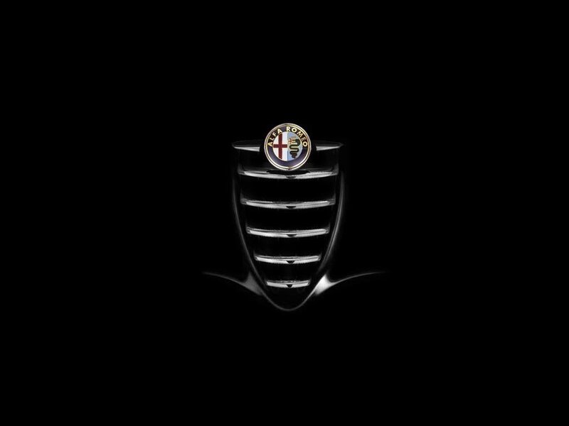 Alfa Romeo Emblem — Black